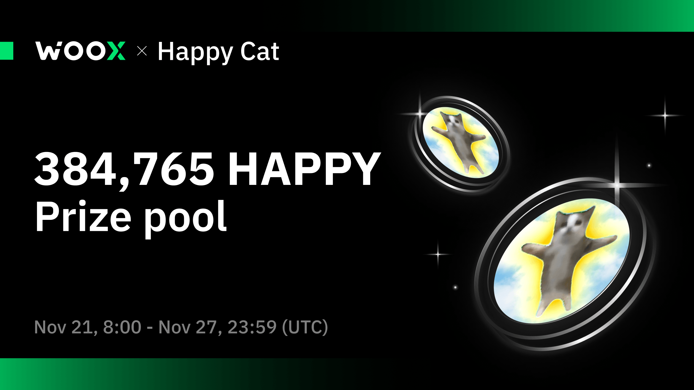 Trade Smart, Get HAPPY: Compete for a 384,765 HAPPY prize pool!