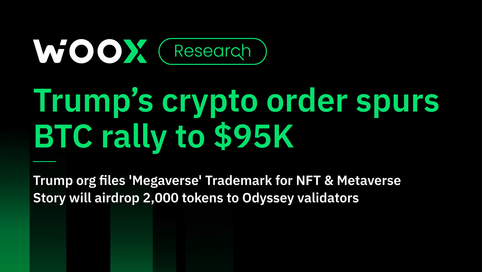 Trump’s crypto order spurs BTC rally to $95K