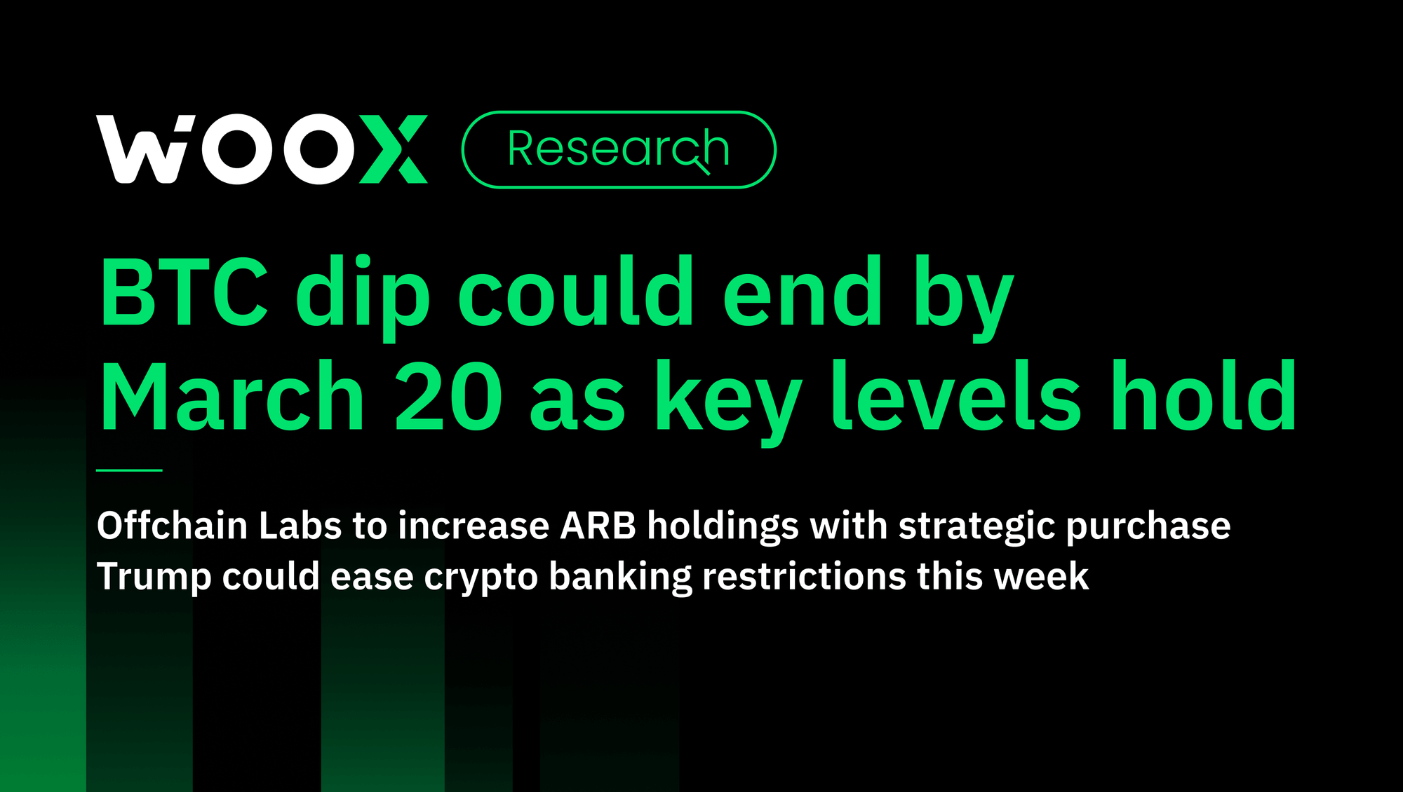 BTC dip could end by March 20 as key levels hold