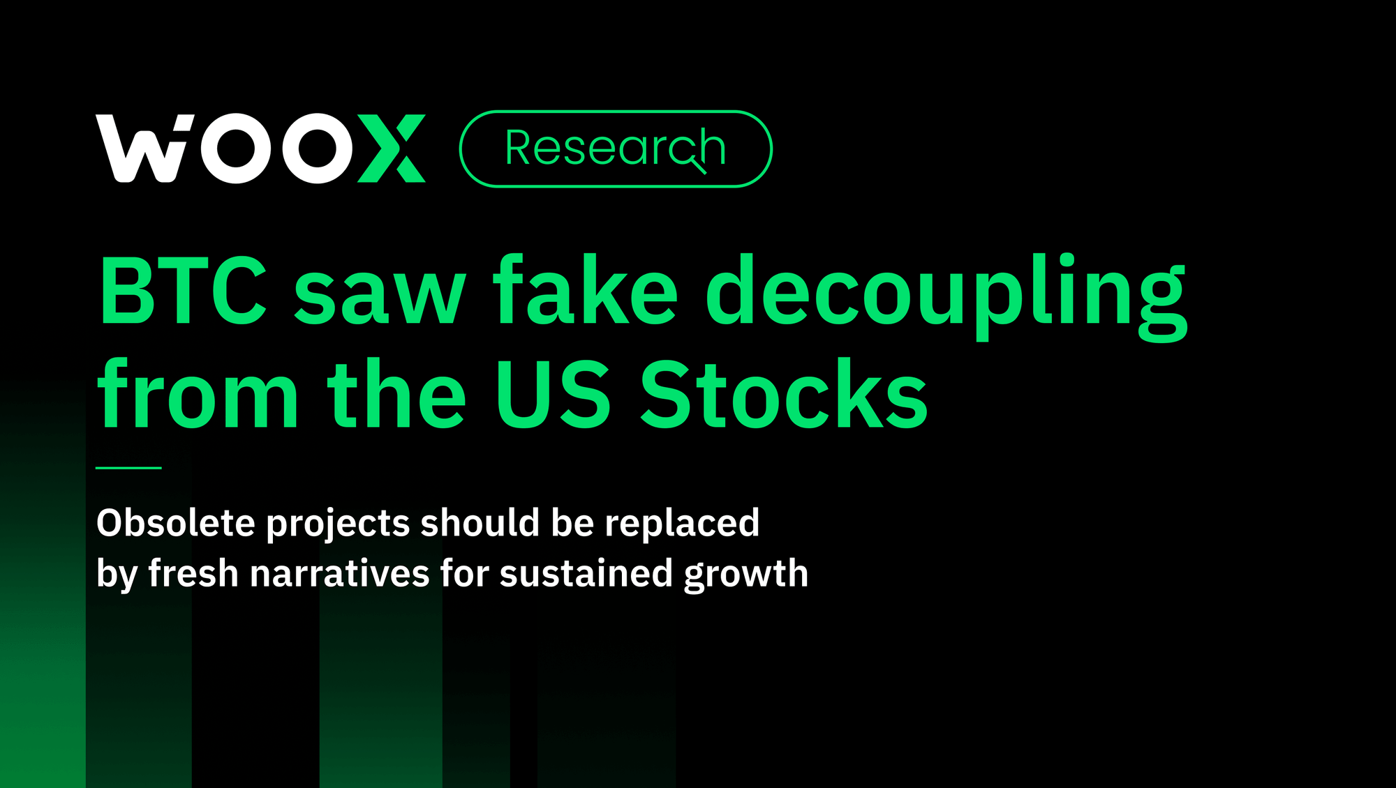 BTC saw fake decoupling from the US Stocks