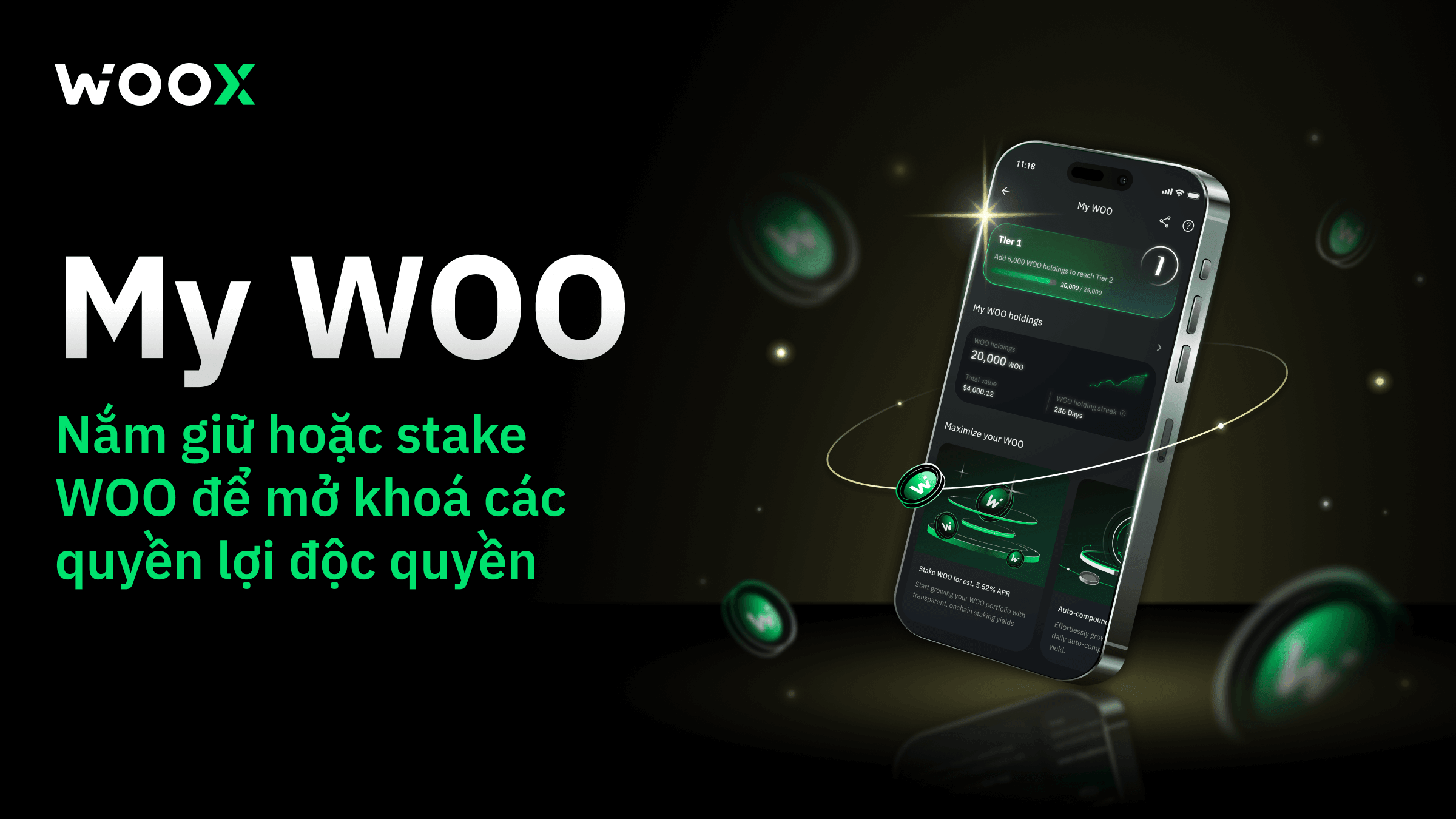 My WOO: Mở khóa phần thưởng và đặc quyền độc quyền