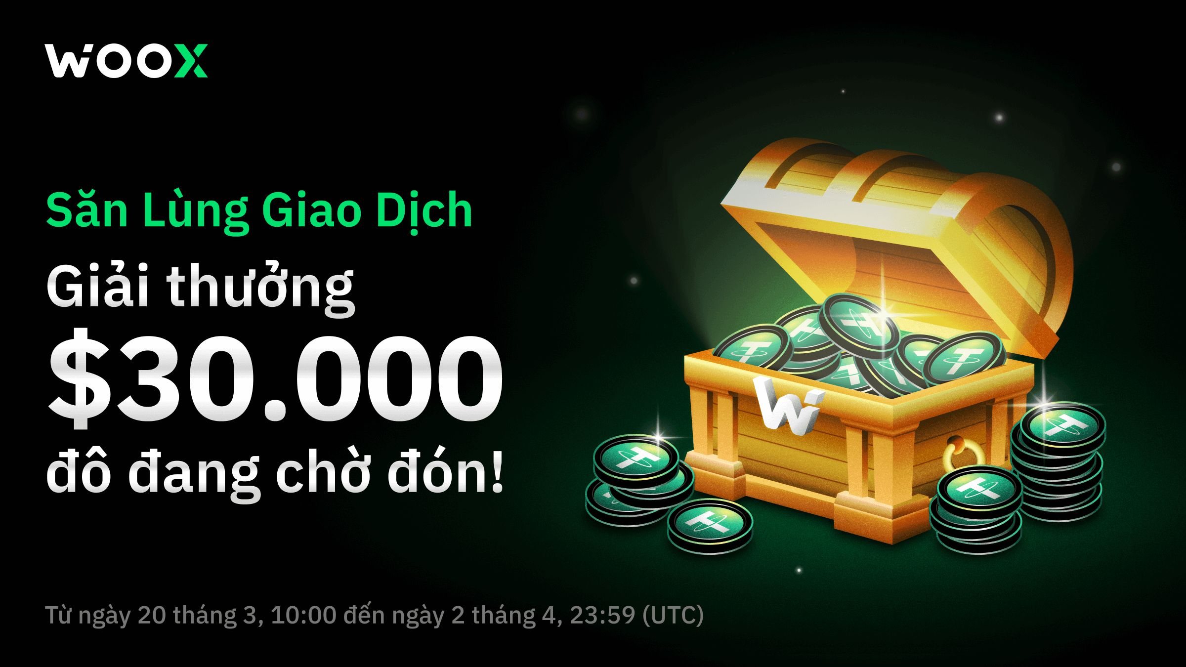 Săn Lùng Giao Dịch: Giải thưởng $30.000 đô đang chờ đón!