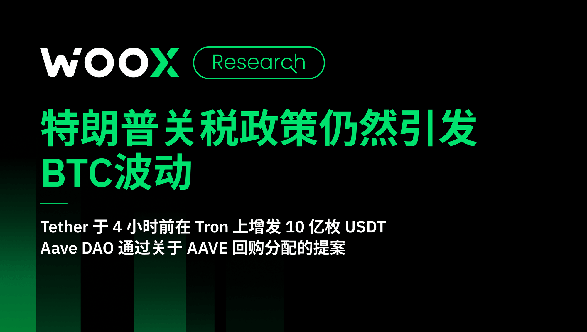 特朗普关税政策仍然引发BTC波动