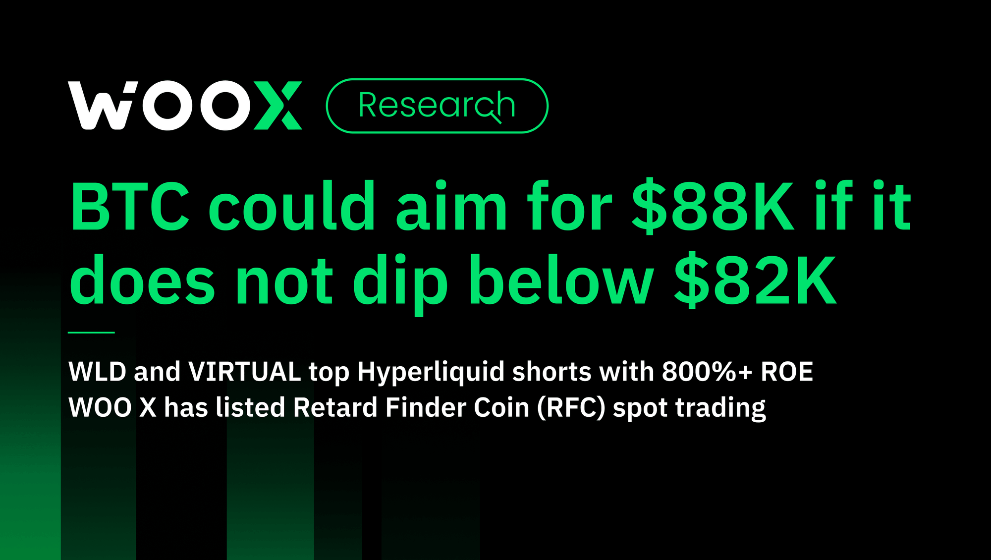 BTC could aim for $88K if it does not dip below $82K