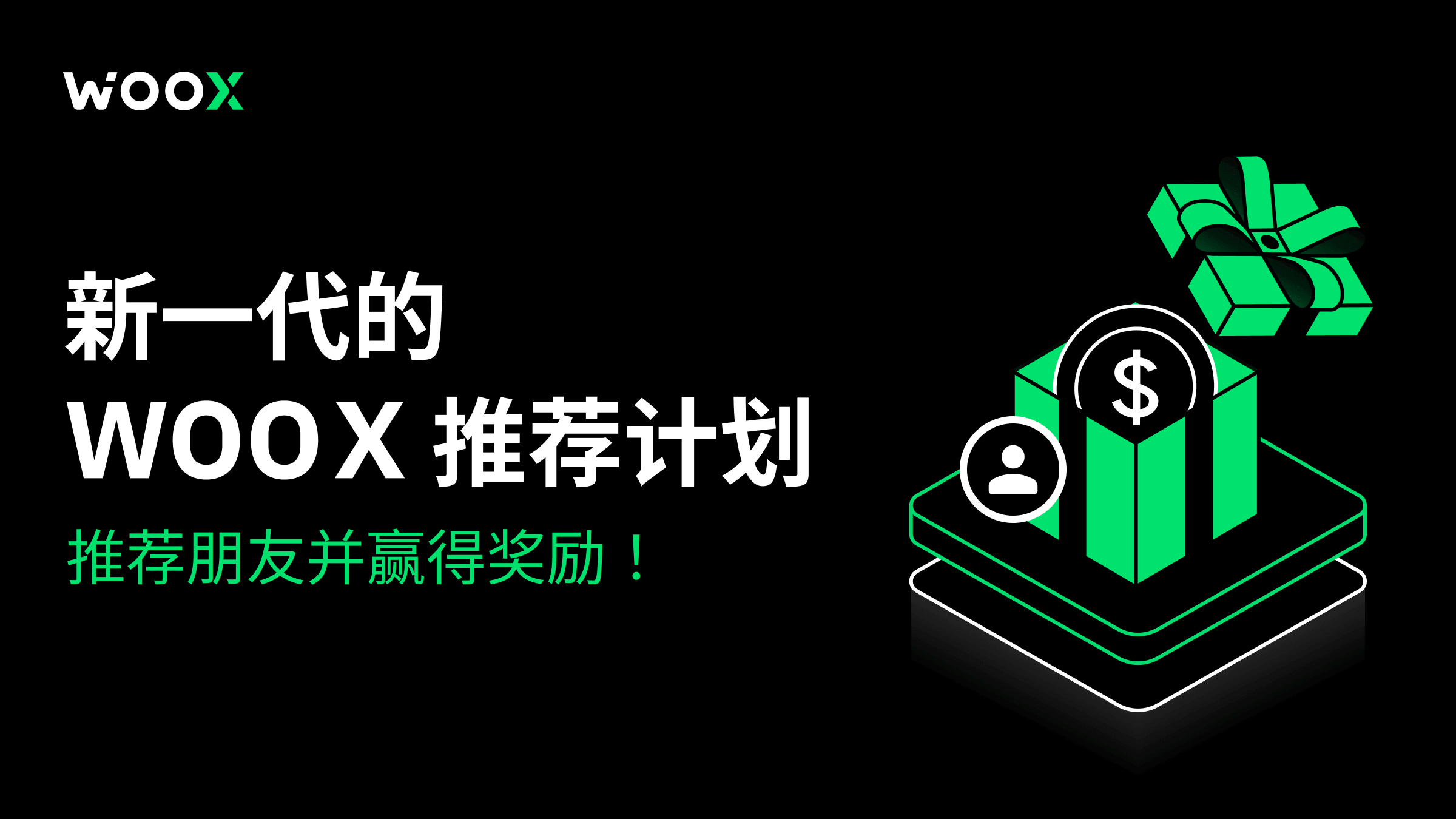 下一代 WOO X Referral 计划：定制代码、双重奖励和完全透明