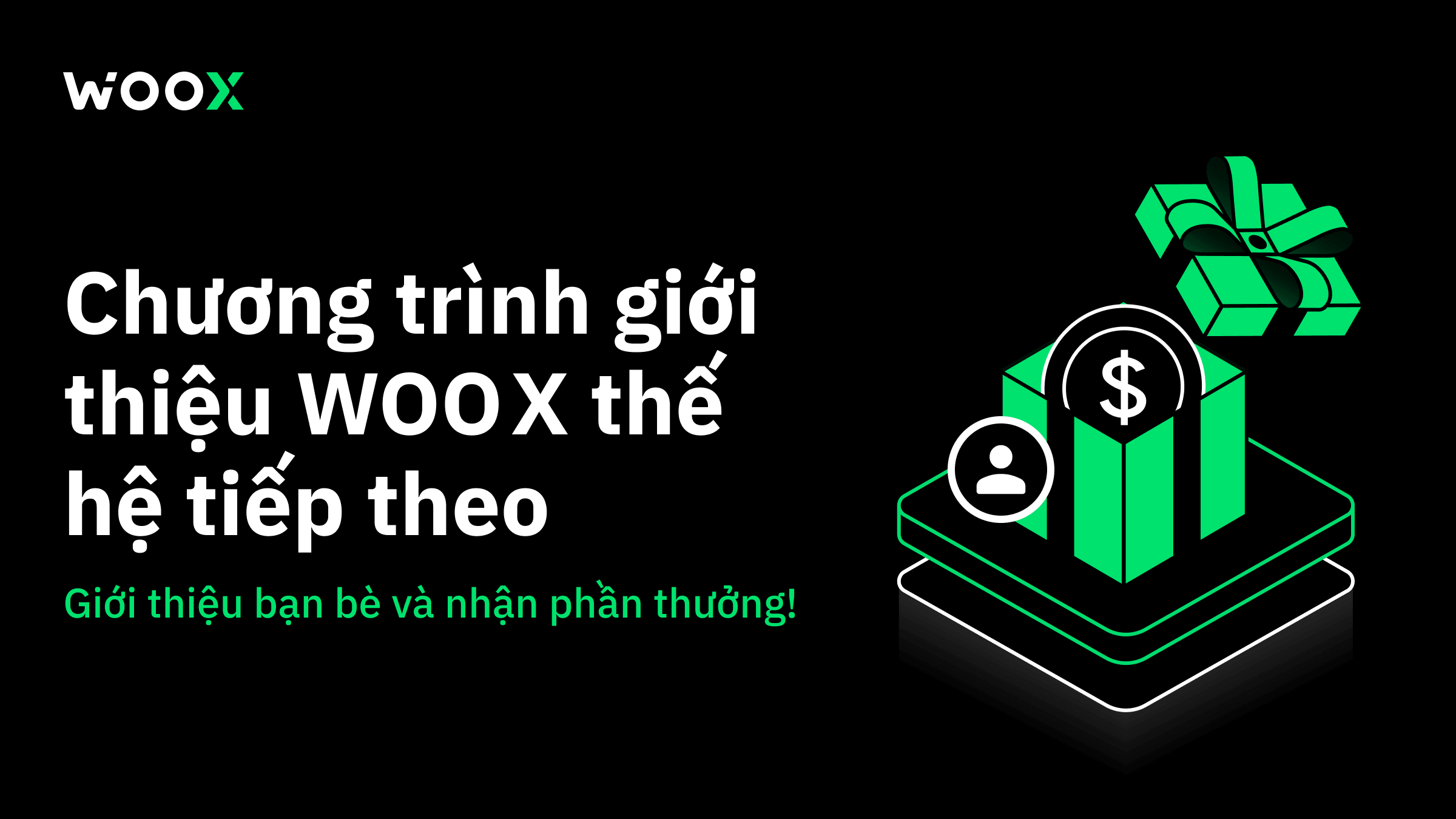 Chương trình Giới thiệu WOO X Thế hệ Mới: Mã Tùy Chỉnh, Thưởng Kép, Minh Bạch Tuyệt Đối