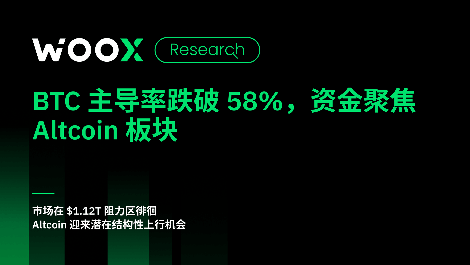 BTC 主导率跌破 58%,资金聚焦 Altcoin 板块